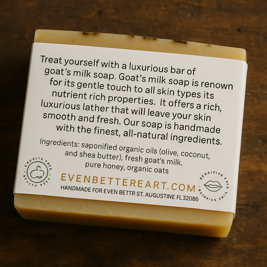 Handmade Goat's Milk Soap - Milk & Honey