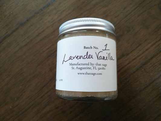 Organic Sugar Scrub -Lavender Vanilla