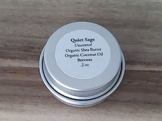 Quiet Sage – Unscented Organic Balm (USA-Made)