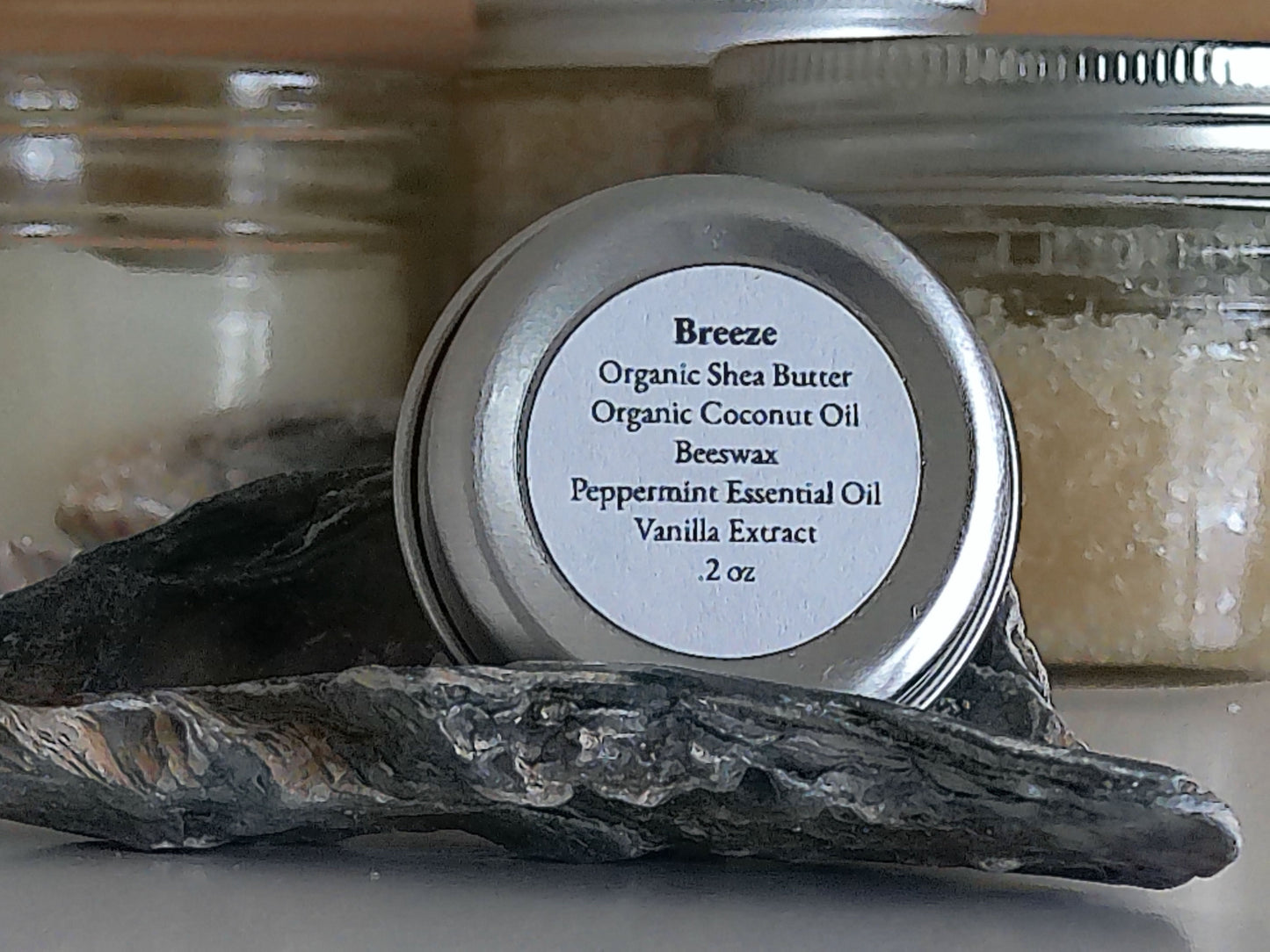 Breeze  – Peppermint & Vanilla Organic Balm (USA-Made)