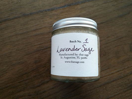 Organic Sugar Scrub - Lavender Sage