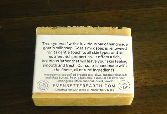 Handmade Goat's Milk Soap - Lavender Fields