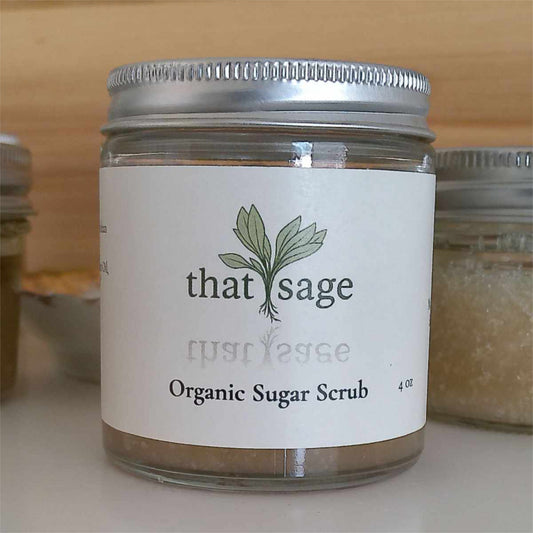 Organic Sugar Scrub - Lemongrass Sage